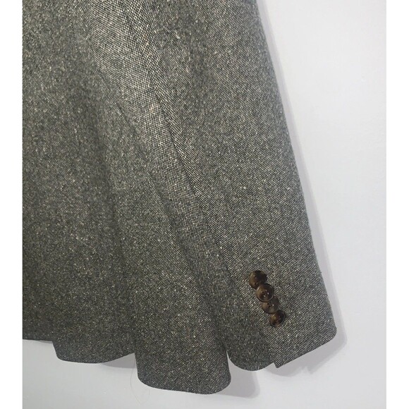 Lafayette 148 Women's Brown Wool Silk Blend Tweed Blazer Jacket Size 6 - Picture 7 of 10